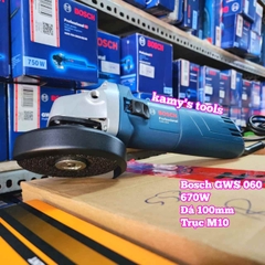 Máy mài góc Bosch GWS 060 đá 100mm trục M10 công suất 670W