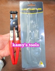 Kìm bóp cổ dê kẹp quai nhê bóp tháo ống nước ô tô có cóc hãm dài 210mm kamytools
