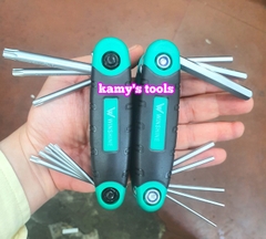 Bộ lục giác và bộ lục giác sao hoa thị xếp gọn bỏ túi 8 cây winshine