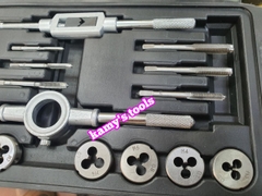 Bộ taro bàn ren 20 chi tiết ta rô ren hợp kim thép siêu cứng và bền hơn hộp nhựa mica