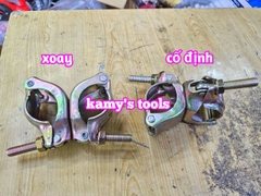 Cùm giàn giáo kẹp ống xoay và cố định kamytools