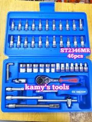 Bộ tuýp khẩu Kingtony 1/4 inch 46 chi tiết ST2346MR 4mm-14mm