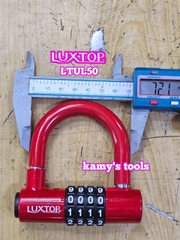 Ổ khóa số mật mã chữ U 4 chữ số Luxtop LTUL50 càng dài 50mm