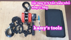 PA LĂNG XÍCH LẮC TAY NITTO 0.5 TẤN 500KG XÍCH DÀI 1.5 MÉT VR-05