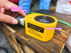 Kích thủy lực lùn 10 tấn HHYG-10D TLP hành trình 25mm chiều cao 49mm-74mm
