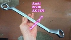Cờ lê 2 đầu vòng Asaki 24x27 27x30 30x32 model AK-7488 AK-7489 AK-7490 hai đầu vòng