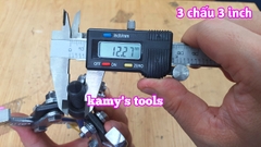 Cảo 3 chấu 3 inch 75mm Wetools Chrome Vanadium, Vam 3 chấu 3 inch