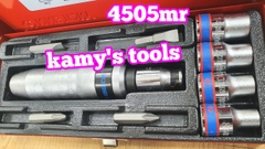 Bộ tua vít đóng tự động cao cấp kingtony model 4505mr 10 chi tiết, bộ tô vít đóng