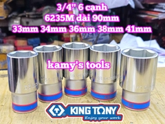 Đầu tuýp 3/4 inch 6 cạnh trắng 33mm 34mm 36mm 38mm 41mm 623533M 623534M 623536M 623538M 623541M