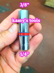 Đầu tuýp đầu khẩu lục giác 3/8 lỗ 1/4 Kingtony model 223512S