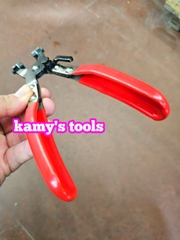 Kìm bóp cổ dê kẹp quai nhê bóp tháo ống nước ô tô có cóc hãm dài 210mm kamytools