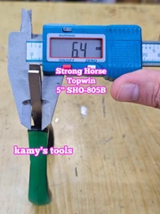 Kìm mũi dẹp bằng không răng 5 inch 125mm SHO-805B Strong Horse Topwin