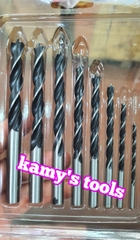 Bộ mũi khoan gỗ 8 cây LRT 3mm-10mm