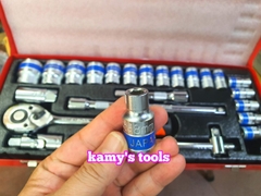 Bộ tuýp đầu khẩu 24 chi tiết 1/2 inch lục giác 8-32mm Tifone