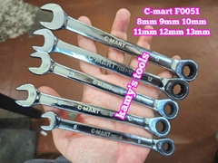 Cờ lê vòng miệng tự động C-mart 8mm 9mm 10mm 11mm 12mm 13mm F0051-08 F0051-09 F0051-10 F0051-11 F0051-12 F0051-13