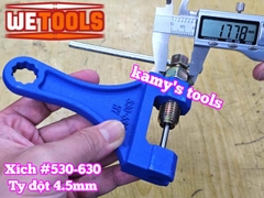 Dụng cụ cắt đột cảo tháo mắt xích sên xe phân khối lớn và xích tải công nghiệp 530-630 Wetools WT-HY-1074