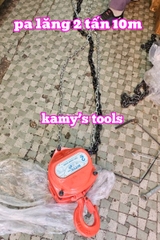 Pa lăng xích kéo tay nitto 2 tấn 10 mét (10m) 10VP5 xích chuẩn G80 loại tốt