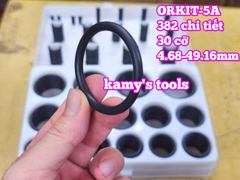 Hộp gioăng sin oring ron cao su vòng đệm 382 chi tiết ORKIT-5A Wetools 4.68-49.16mm
