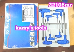 Bộ lục giác bi chữ T 8 chi tiết H2-H10 Kingtony mdoel 9-22108MR