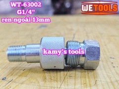 Bộ đầu khớp nối nhanh thủy lực Wetools G1/4 inch ren ngoài 13mm WT-63002