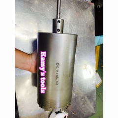 Mũi khoan rút lõi khoét lỗ xuyên tường 76mm 90mm 114mm dài 120mm hoặc 200mm Thắng Lợi