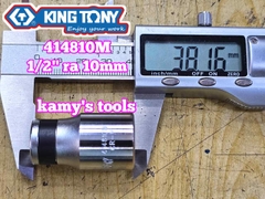 Đầu chuyển bulong 1/2 inch sang đầu vít đóng 10mm 414810M Kingtony
