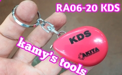 Thước cuộn thép 2m nhật KDS móc khóa nhỏ gọn bỏ túi model RA06-20 màu ngẫu nhiên, thước cuộn 2 mét