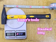 Búa đầu vuông dẹp cán cao su Standard 300g 500g 800g 1000g MA#940300 MA#940500 MA#940800 MA#941000