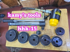Dụng cụ đột lỗ tôn thủy lực TLP HHK-15 khuôn 63mm-114mm