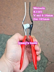 Kìm tách ống tháo mở ống dẫn dầu nhiên liệu chân không xe ô tô 4mm-14mm Wetools K1581 dài 195mm
