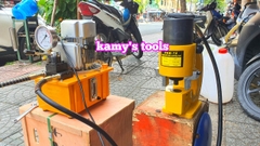 Bơm điện thủy lực 2 đường dầu HHB-700AB 750W 70mpa