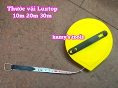 Thước dây vải cuộn 10 mét 20 mét 30 mét Luxtop LT-FT10, LT-FT20, LT-FT30, thước vải 10m 20m 30m