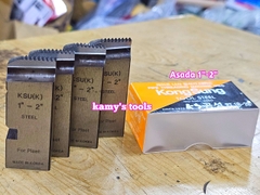 Dao tiện ren ống thép sắt tráng kẽm Asada hiệu KSU Kong Sung 1-2 inch 34mm-60mm hệ ren thông dụng BSPT