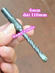 Mũi Khoan Bê Tông Đuôi Gài Avatar 6mm 8mm dài 110mm 6x110mm 8x110mm