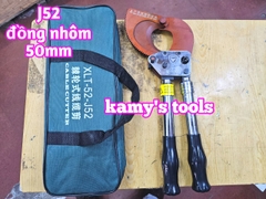 Kìm cắt cáp nhông J52 Manniu cắt đồng nhôm 50mm cán tăng đơ dài 240mm-405mm, kéo cắt cáp J52