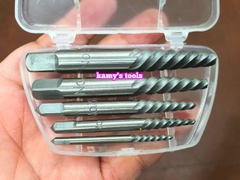 Bộ mũi vít taro ta rô tháo mở bu lông ốc vít gãy hỏng 5 cây SKC 1815 Nhật