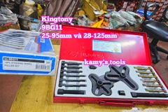 Bộ cảo vô lăng xe ô tô 18 chi tiết Kingtony 9BG11 2 đầu cảo 25-95mm và 28-125mm