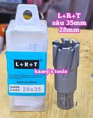Mũi khoan từ có hợp kim L+R+T dài 35mm cỡ 21mm 22mm 23mm 24mm 25mm 26mm 27mm 28mm 29mm 30mm