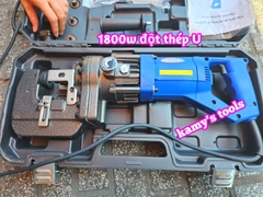 Máy đột lỗ thủy lực điện MHP-20 công suất 1800w miệng rộng đột sắt thép U