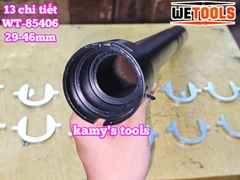 Bộ vam cảo rotuyn lái trong đầu cờ lê 13 chi tiết 29-46mm Wetools WT-85406