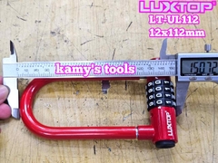 Ổ khóa số mật mã chữ U 4 chữ số Luxtop LT-UL112R càng dài 112mm