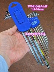 Bộ lục giác bi Licota 9 cây 1.5-10mm TW-21009A-MF