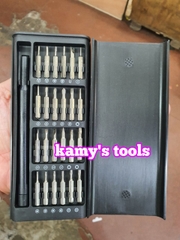 Bộ tua vít nam châm 24 chi tiết 6024 bằng thép sửa chữa điện thoại laptop máy móc tiện dụng đa năng