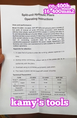 Đầu ép cos thủy lực Modern co-400h 16-400mm2 cao cấp