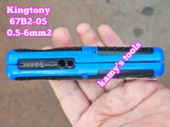 Dụng cụ tuốt dây điện bóc tách vỏ cáp điện Kingtony 67B2-05 tiết diện 0.5-6mm2