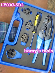 Bộ kìm bấm cos đa năng 5 đầu Fasen LY03C-5D3