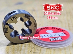 Bàn ren SKC M12x1.75 (12x1.75) đường kính 1 inch 25mm SKC-432512A