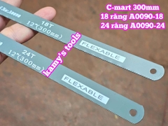 Lưỡi cưa sắt thép C-mart 12 inch 300mm 18 răng 24 răng A0090-18 A0090-24