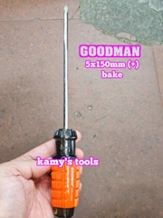 Tua vít cán gai Goodman 5mm dài 100mm 150mm 200mm bake dẹp 5x100mm 5x150mm 5x200mm 91504PH 91504STM 91506PH 91506STM 91508PH 91508STM