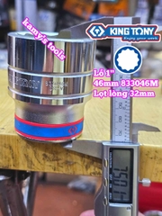Đầu tuýp 1 inch trắng 36mm 38mm 41mm 46mm Kingtony 833036M 833038M 833041M 833046M 833050M